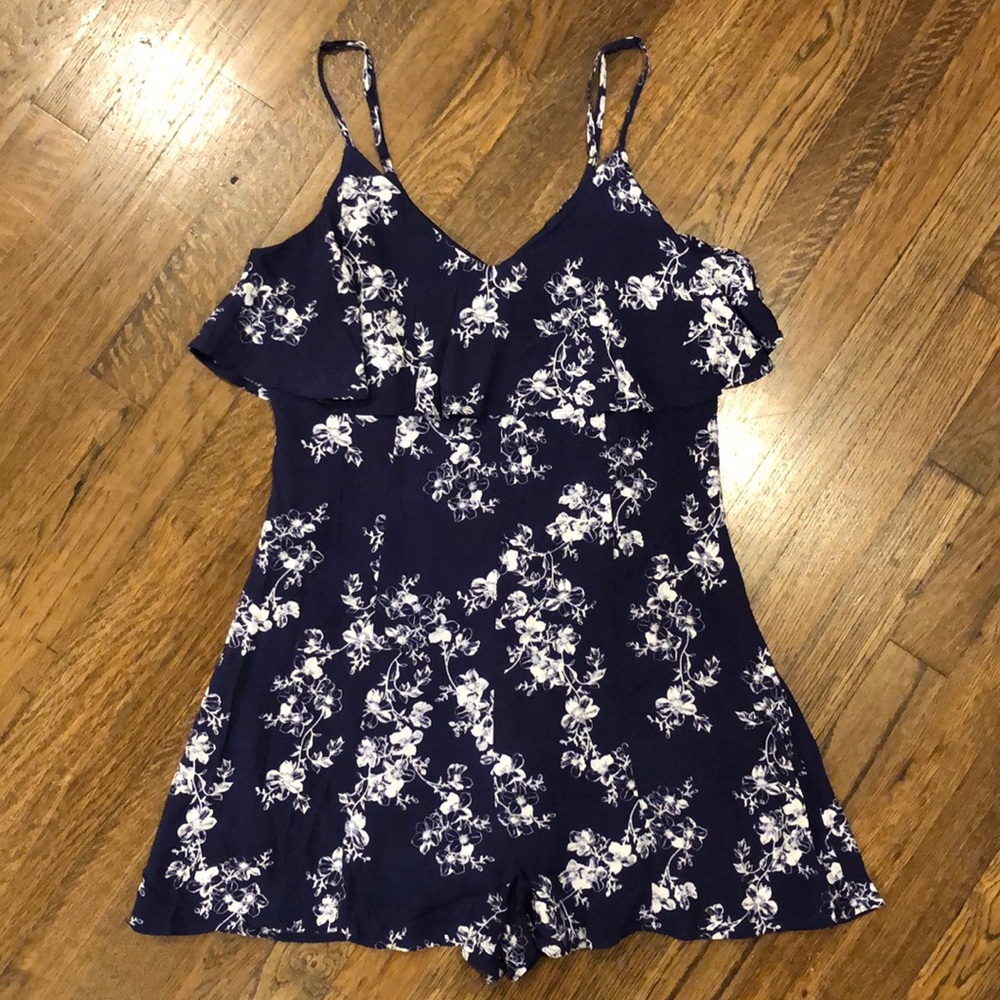 Hyfve Floral Blue Romper